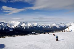 25 Skiing Lake Louise From Top Of The World Chairlift With Mount Victoria, Lake Louise, Mount Whyte and Niblock, Mount Deville, Burgess, and Field, Wapta Mountain, Mount Bosworth and Daly